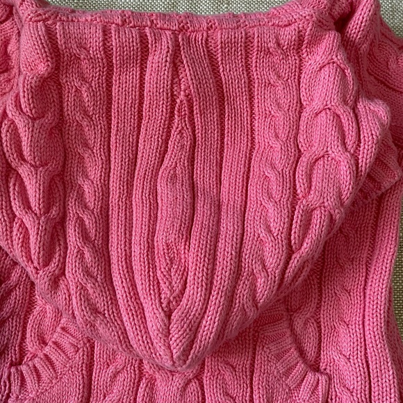 Girls Sz-3T- Pink Cable Knit Cotton Sweater & Old Navy Pull-On Light Boots- Sz-9 - Picture 7 of 16